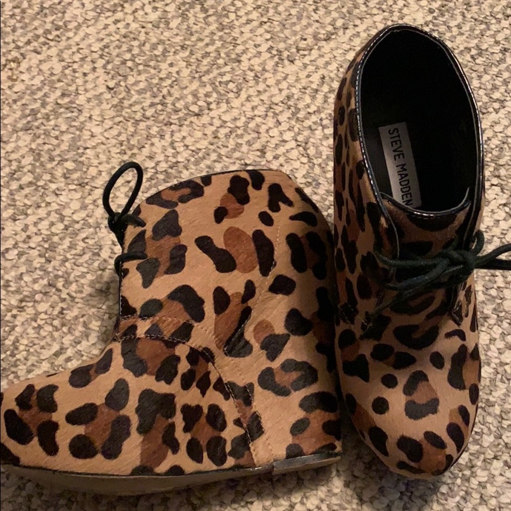 Steve Madden Leopard Platform